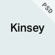 Kinsey – Creative Portfolio PSD Template - ThemeForest Item for Sale