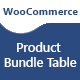 WooCommerce Product Bundle Table Plugin - CodeCanyon Item for Sale