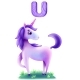 Funny Animal Alphabet for the Kids: U for the - GraphicRiver Item for Sale