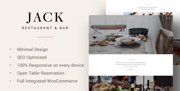 Jack - Restaurant WordPress Theme
