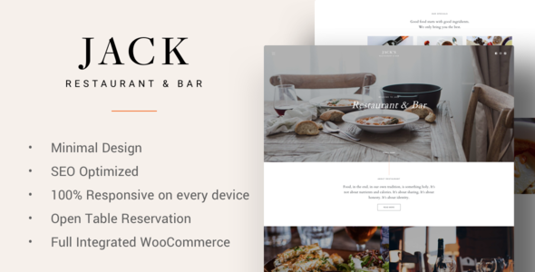 Jack – Restaurant WordPress Theme