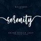 Serenity _ Brush Font - GraphicRiver Item for Sale