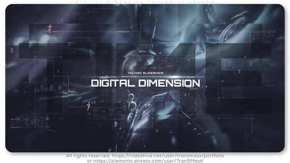 Digital Dimension Techno Slideshow