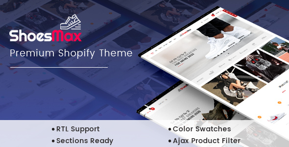 ShoesMax - Minimal Shoes Store Shopify Sections Theme