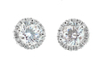 Halo Diamond Earrings - PhotoDune Item for Sale