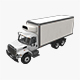 Fridge Truck International 7400 - 3DOcean Item for Sale