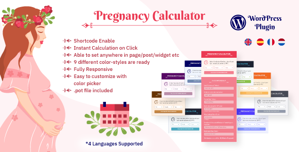 Calculadora de embarazo WP
