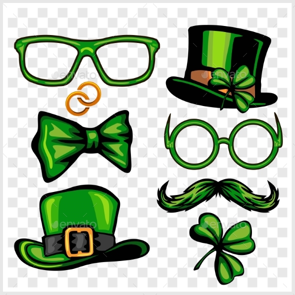 Set of St. Patricks Day - Elements, Objects, Icons