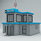 Low Poly Police Office - 3DOcean Item for Sale