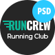 RunCrew | Running Club, Marathon & Sports PSD Template - ThemeForest Item for Sale