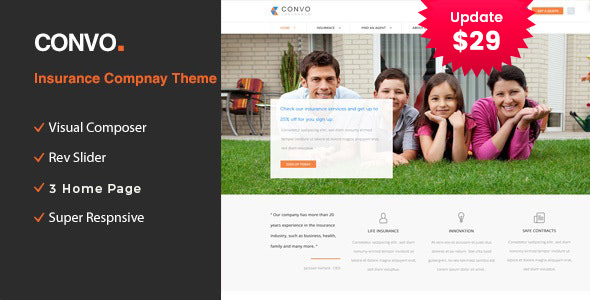 Convo - WP Theme for Business And Insurance