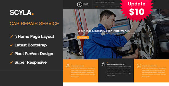 Scyla - Auto Mechanic & Car Repair Template