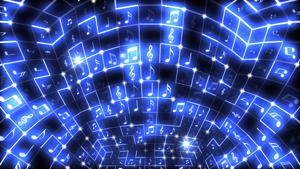 Music Notes Neon