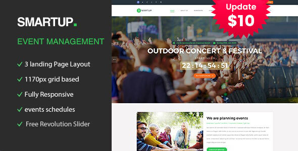 Smart Up - Conference & Event HTML Template