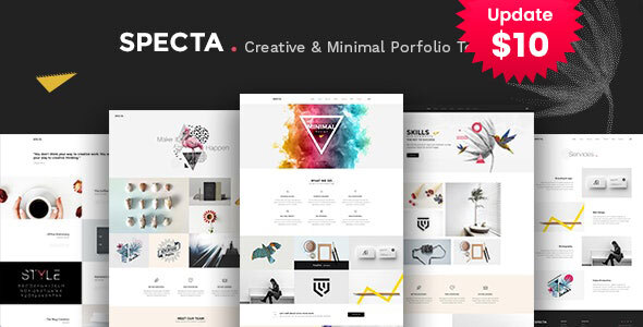 Specta - A Colorful and Modern Multipurpose  Portfolio Template