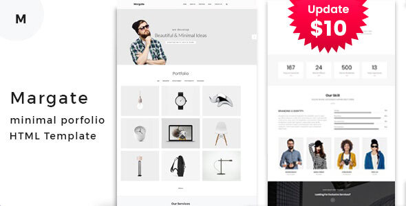 Margate - Minimal Portfolio HTML Template