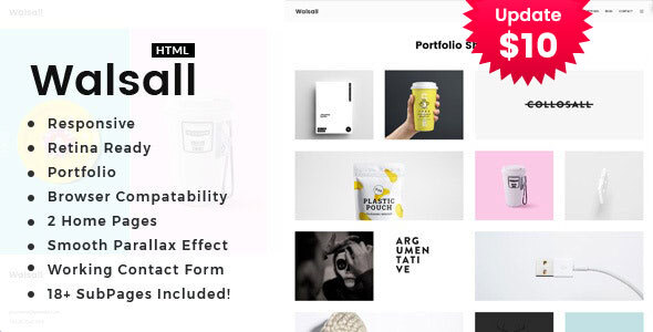 Walsall - Minimal Digital Agency HTML Template