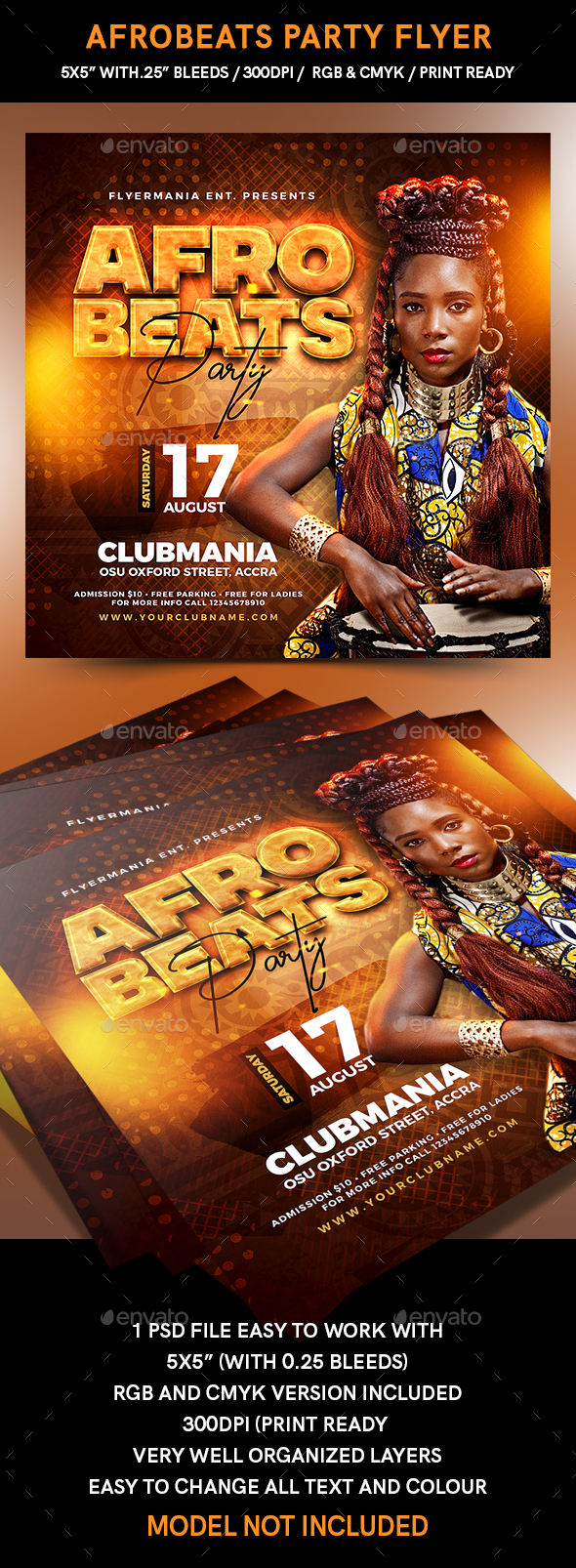 Africa Flyer Graphics Designs Templates From Graphicriver