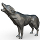 Wolf figure - 3DOcean Item for Sale