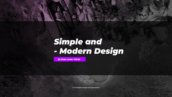 Corporate and Minimal Lower Thirds alt