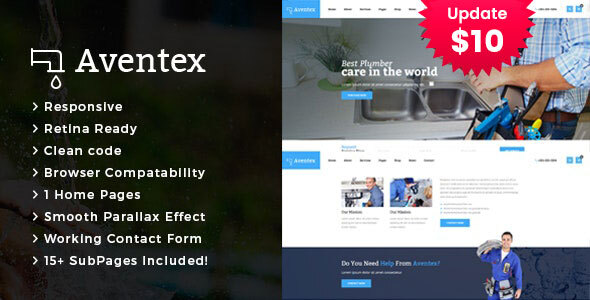 Aventex - Plumber and Construction HTML Template