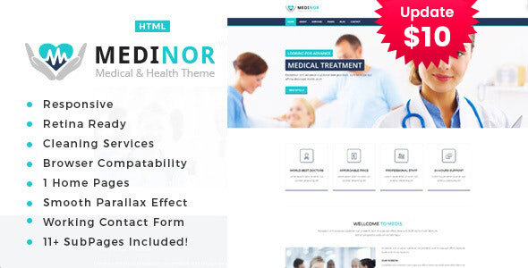 Medinor - Health And Medical HTML Template