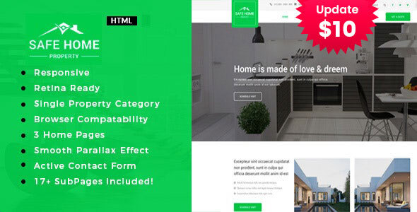 Safehome - Real Estate Property HTML5 Template