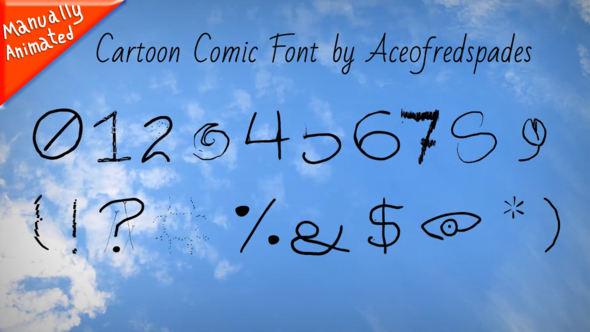 Cartoon Comic Font alt