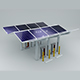 Electric Car in Charging Station - 3DOcean Item for Sale