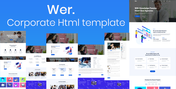 Wer Corporate HTML Template