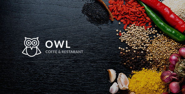 OWL - motyw Cafe &amp; Restaurant Drupal 8.6