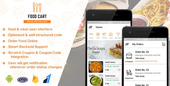 Food Cart - Online Food Delivery App