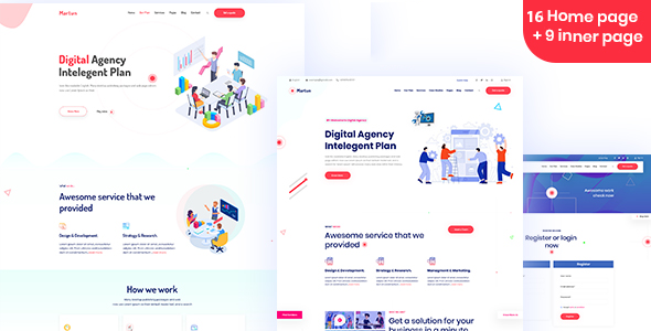 Martun | Business & Digital Agency Template