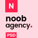 Noob - Agency and Portfolio PSD Template - ThemeForest Item for Sale