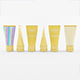 09_Yellow Cosmetic Cream Tubes - 3DOcean Item for Sale
