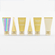 10_ Cream Tubes with Cap Semi-Transparent - 3DOcean Item for Sale