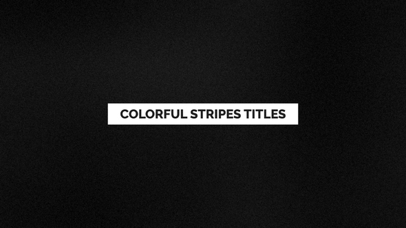 Colorful Stripes Titles | Essential Graphics