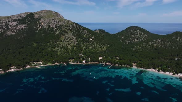 Beautiful Beach at Cap Formentor Palma Mallorca Spain