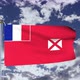 Wallis And Futuna Flag Waving 4k - VideoHive Item for Sale