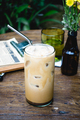 Iced coffee latte in summer - PhotoDune Item for Sale