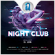 Glitch Night Club Flyer Template - GraphicRiver Item for Sale