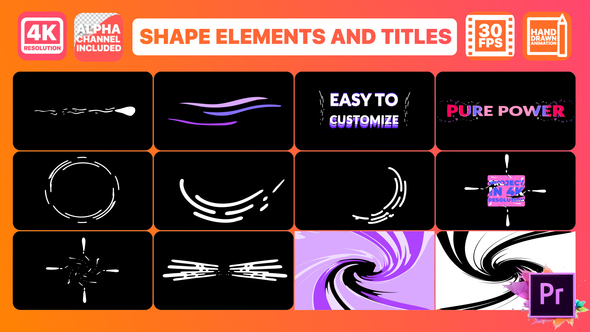 Dynamic Shapes And Titles | Premiere Pro MOGRT