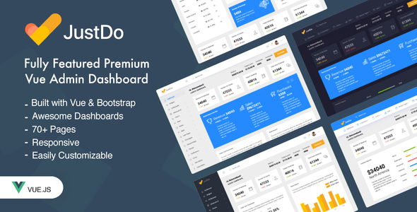 JustDo Vue Admin Template