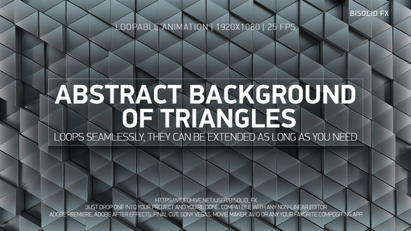 Abstract Background Of Triangles