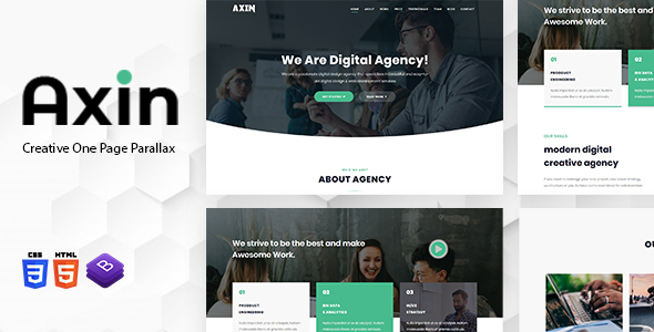 Axin - One Page Parallax