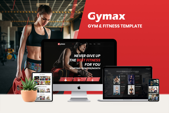 Gymax - Gym, Fitness Template Kit