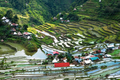 Village houses near rice terraces fields. Ifugao province. Banaue, Philippines - PhotoDune Item for Sale