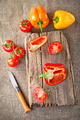 Fresh tomato on canvas - PhotoDune Item for Sale