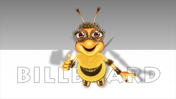 Funny 3D Bee - Billboard Promo 2