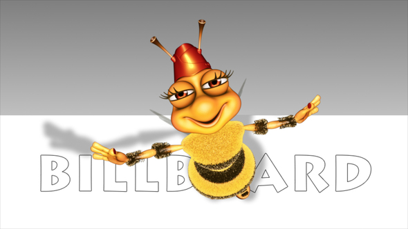 Funny 3D Bee - Billboard Promo 3 alt